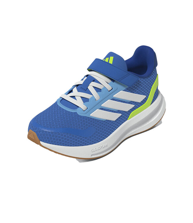Adidas Enfants - Runfalcon 5 EL C Bleu Royal / Blanc