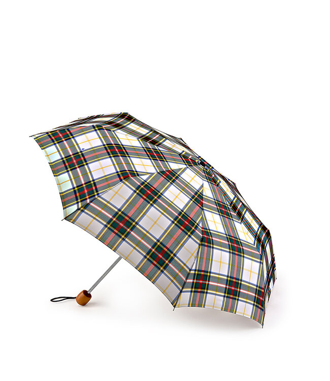 Fulton Stowaway Deluxe 2 White Stewart Tartan