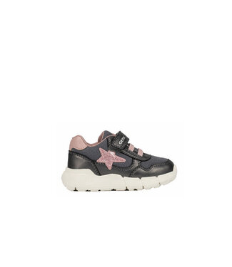 Geox Flexyper Mini Gris Foncé / Rose Pâle