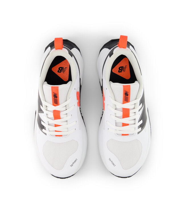 New Balance Kid's - Fuelcell Play Junior   White / Urgent Red