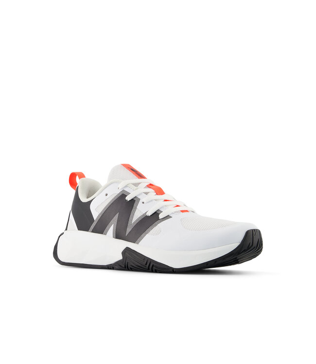 New Balance Kid's - Fuelcell Play Junior   White / Urgent Red