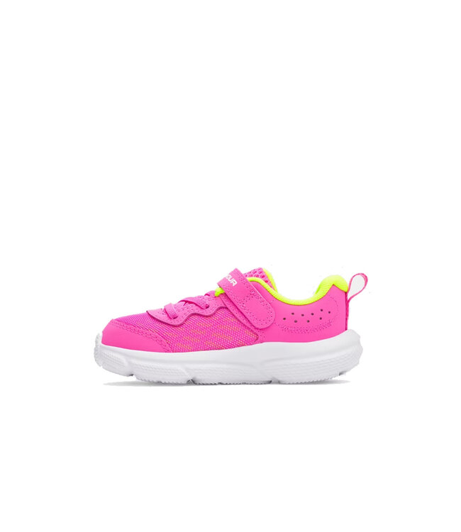 Under Armour Assert 10 AC Infants Rebel Pink / High Vis Yellow / White