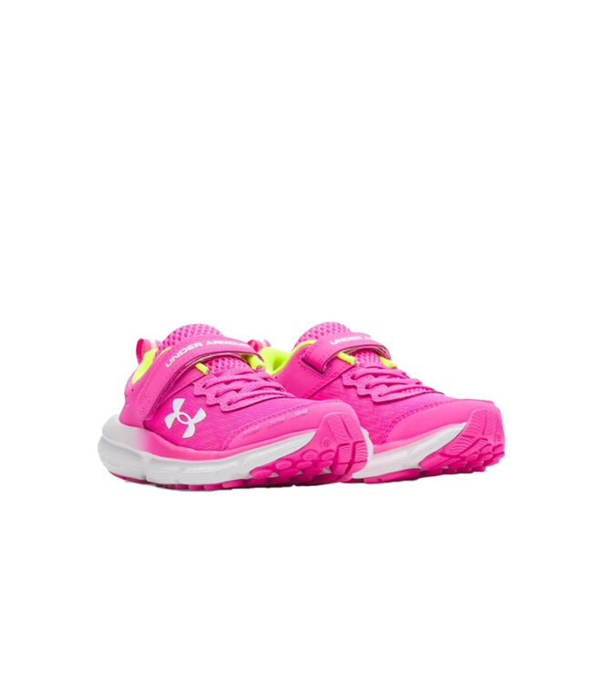 Under Armour Enfants - Assert 10 AC  Rose / Jaune / Blanc