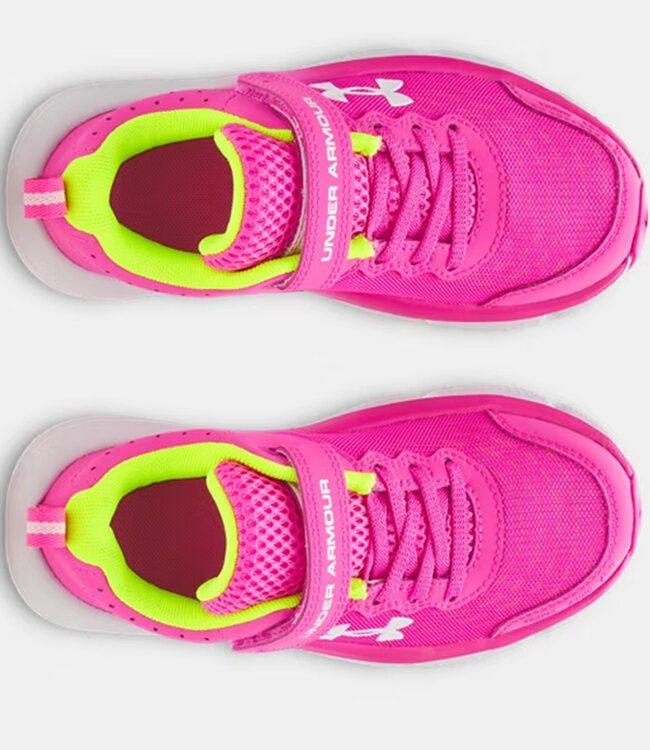 Under Armour Kid's - Assert 10 AC Rebel Pink / High Vis Yellow / White