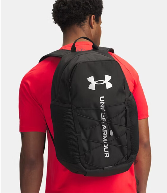 Under Armour Hustle Sport 6.0 Black / Metallic Silver