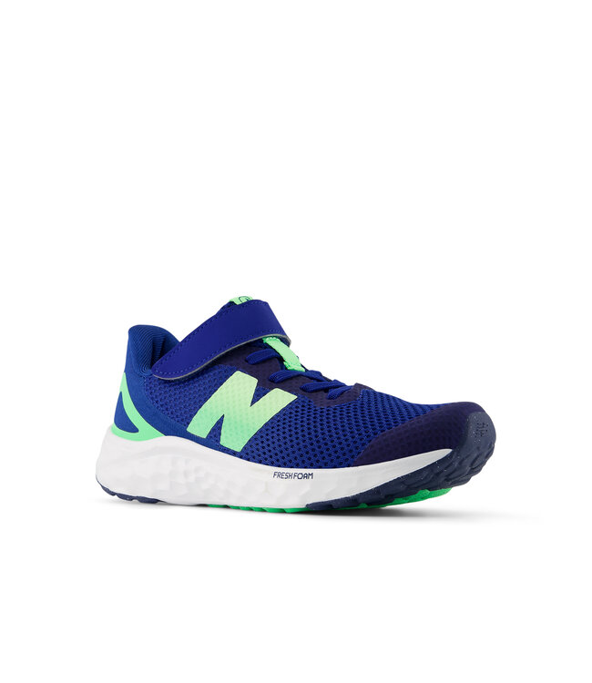 New Balance Kid's - Fresh Foam ARISHI v4 Galaxy Blue / Lime Leaf