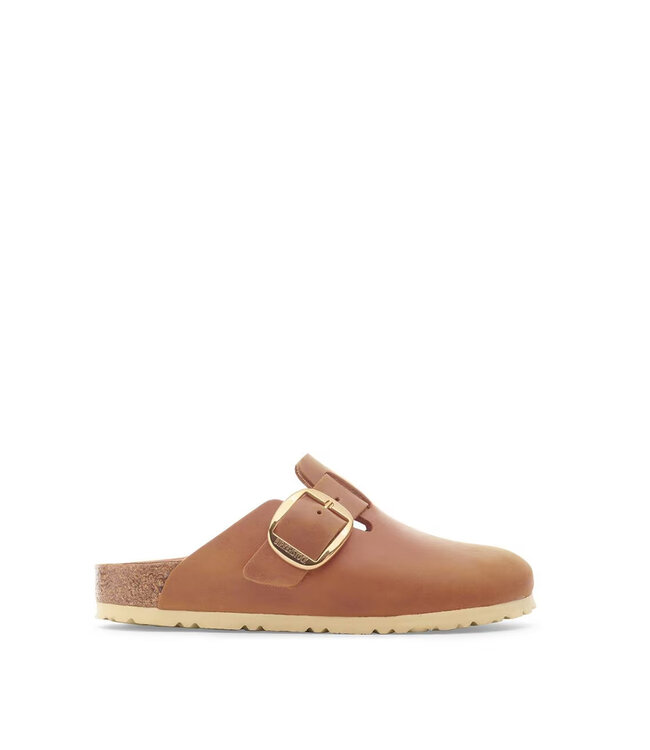Birkenstock Boston Big Buckle Cognac Oiled Leather