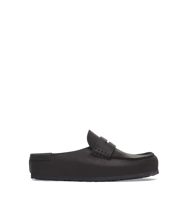 Birkenstock Naples Wrapped Black Oiled Leather