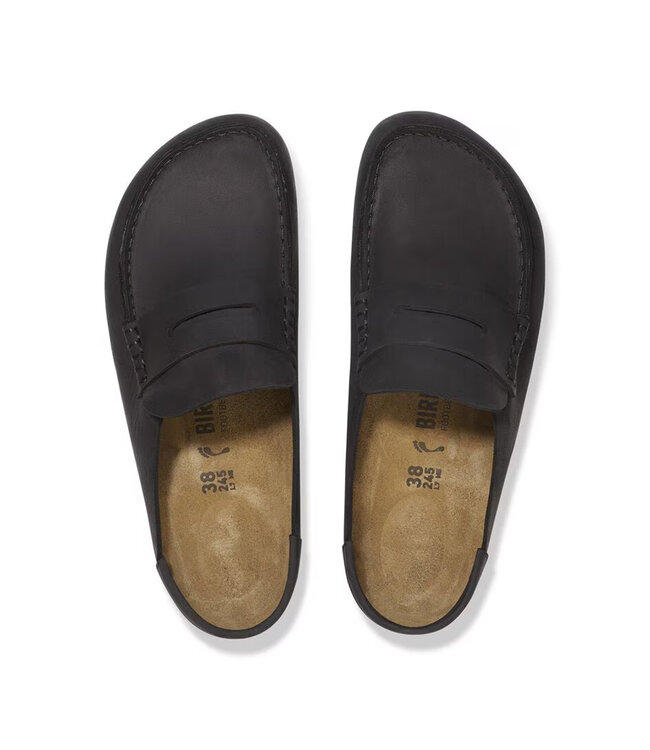 Birkenstock Naples Wrapped Black Oiled Leather