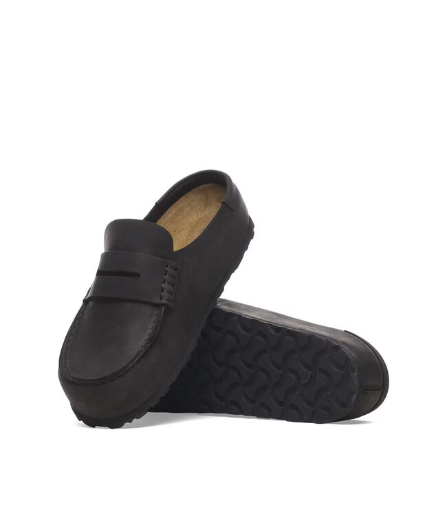 Birkenstock Naples Wrapped Black Oiled Leather
