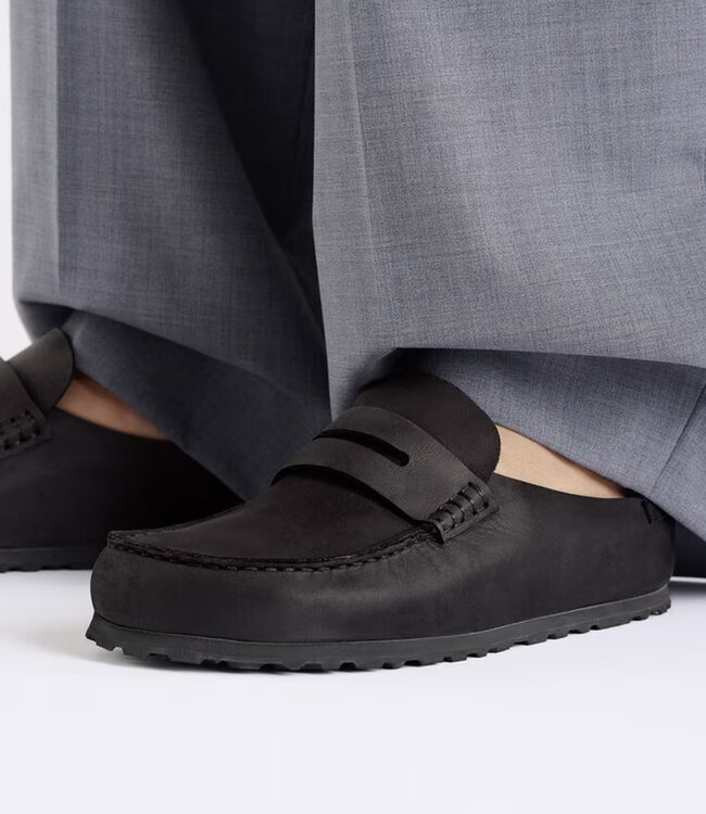 Birkenstock Naples Wrapped Black Oiled Leather