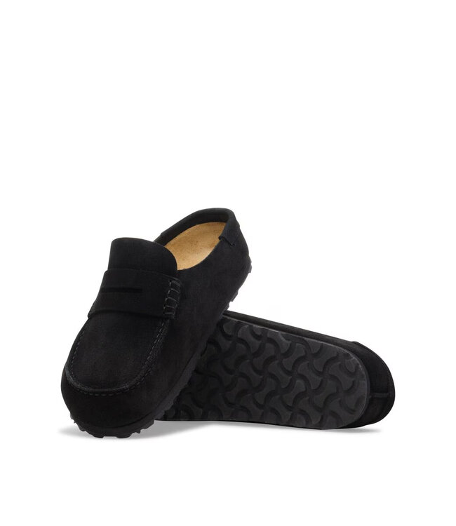 Birkenstock Naples Wrapped Black Suede