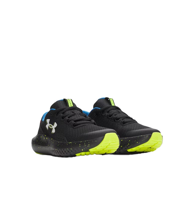 Under Armour Kid's - Surge 4 Black / High Vis Yellow / White