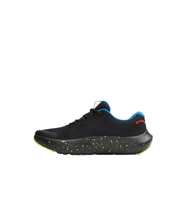 Under Armour Kid's - Surge 4 Black / High Vis Yellow / White