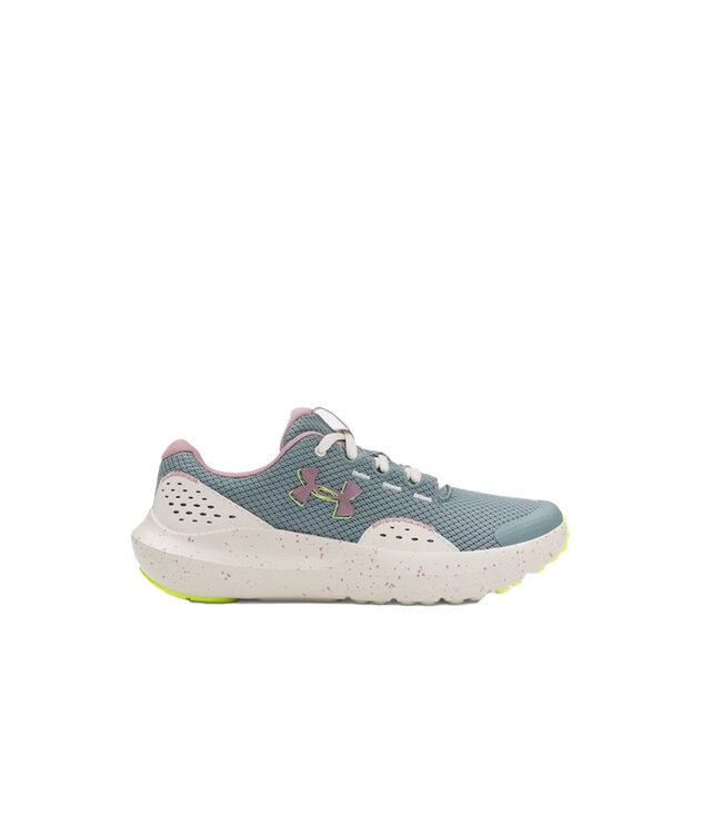 Under Armour Kid's - Surge 4 Serpentine / Stone / Metallic Tourmaline Pink