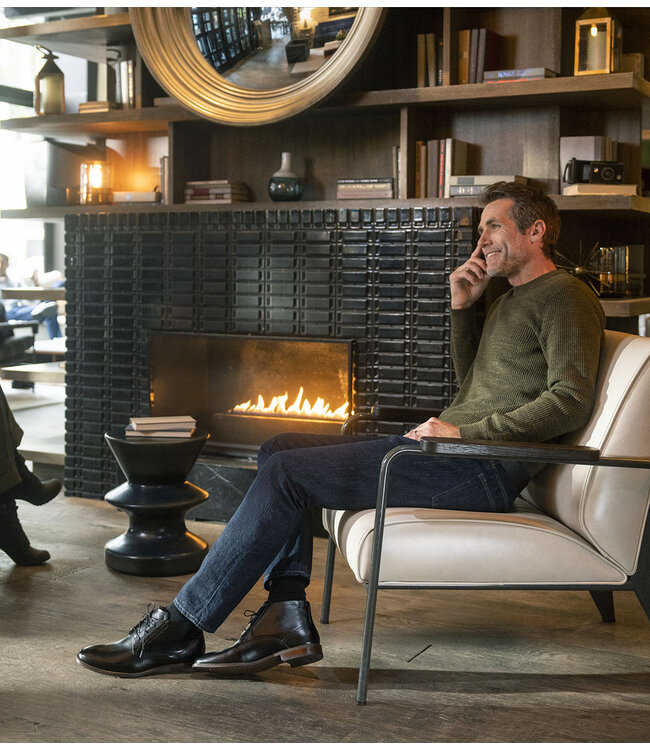 Florsheim Rucci  Plain Toe Chukka Botte Noir