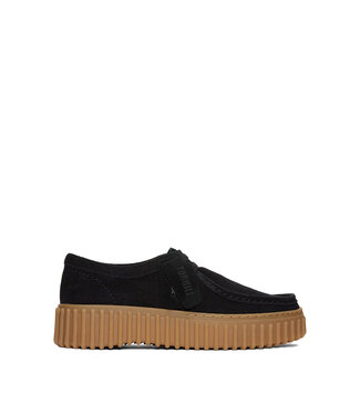 Clarks Torhill Bee Black Suede