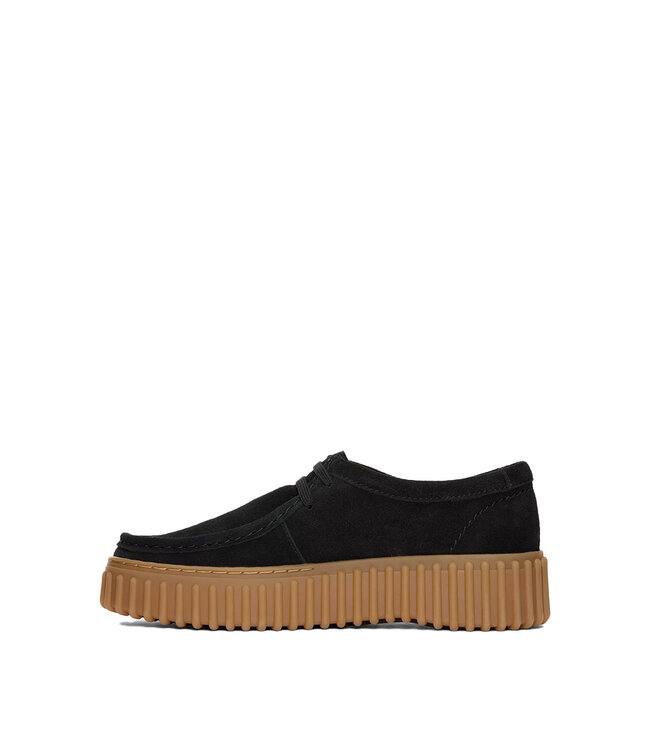 Clarks Torhill Bee Black Suede