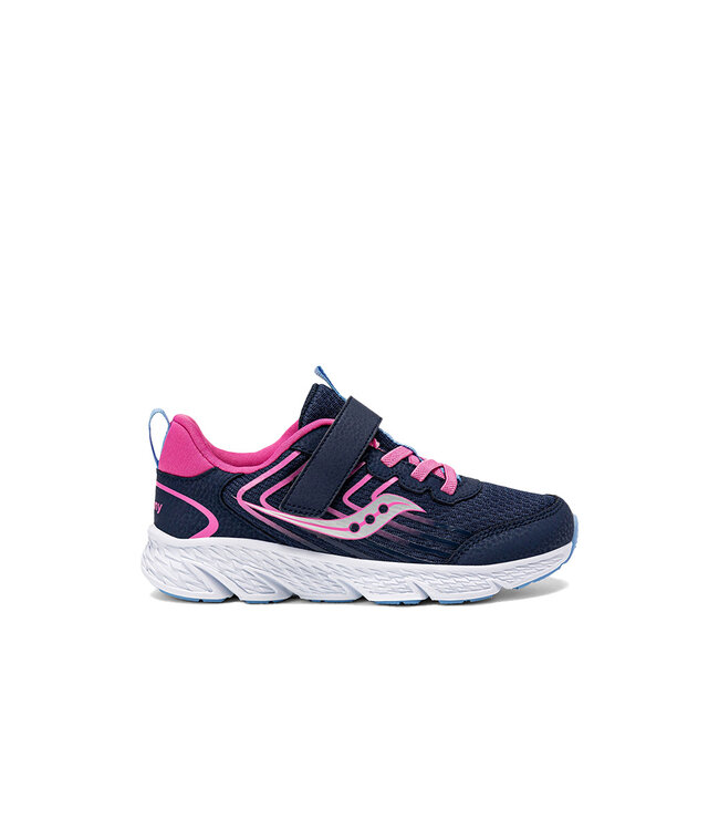 Saucony Enfants-Wind 3.0 A/C Marine / Rose