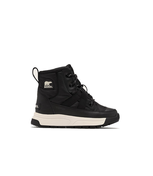 Sorel Youth Whitney III Mid WP Black / Sea Salt