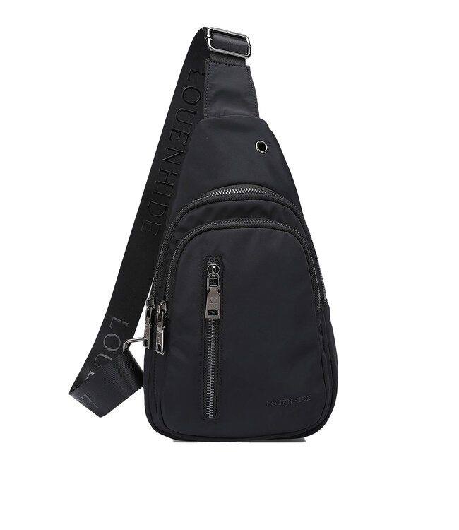 Louenhide Boyd Nylon Sling Bag Black