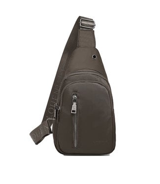 Louenhide Boyd Nylon Sling Bag Chocolate