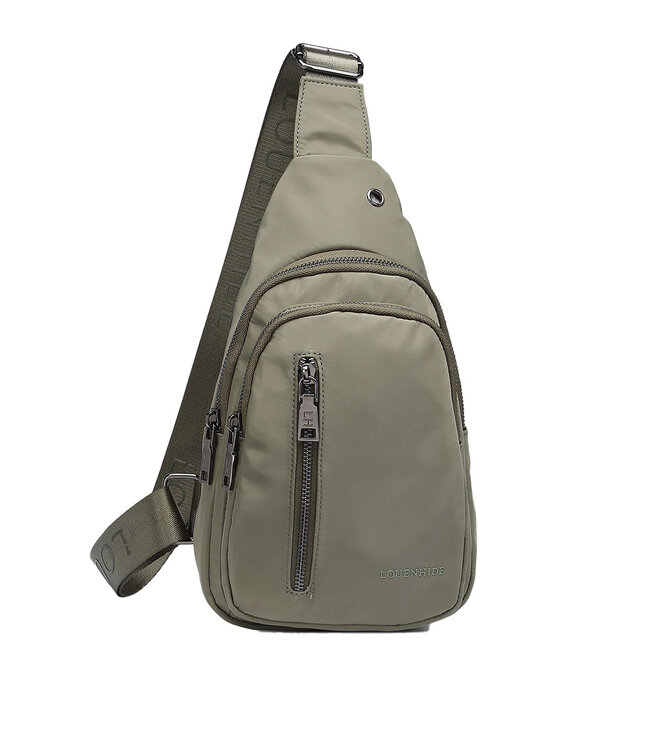 Louenhide Boyd Nylon Sling Bag Khaki