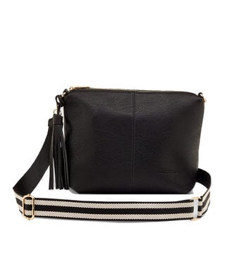 Louenhide Daisy Stripe  Crossbody  Bag Noir