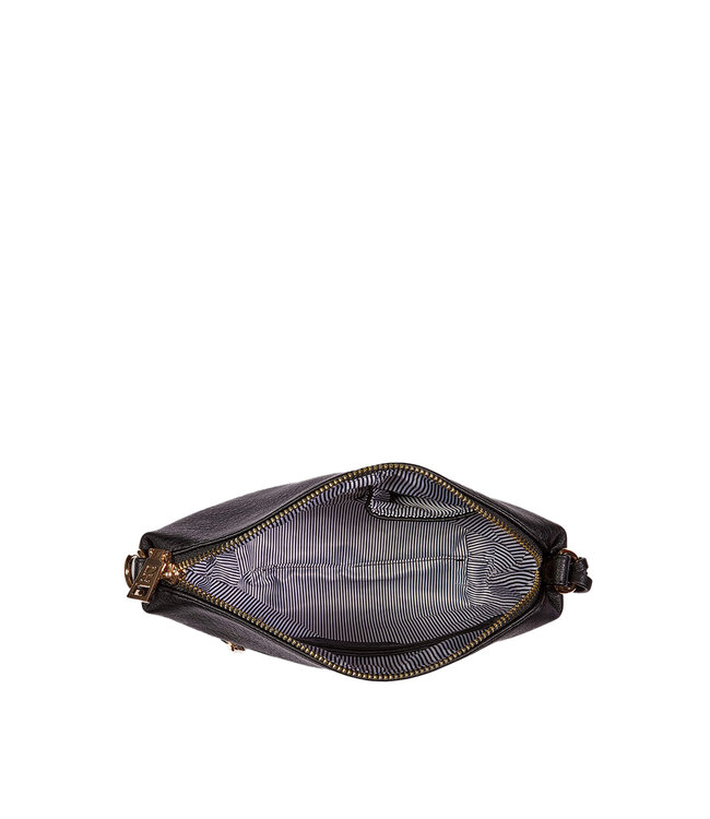 Louenhide Daisy Stripe  Crossbody  Bag Black