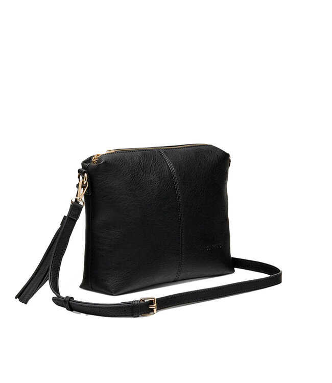 Louenhide Daisy Stripe  Crossbody  Bag Black