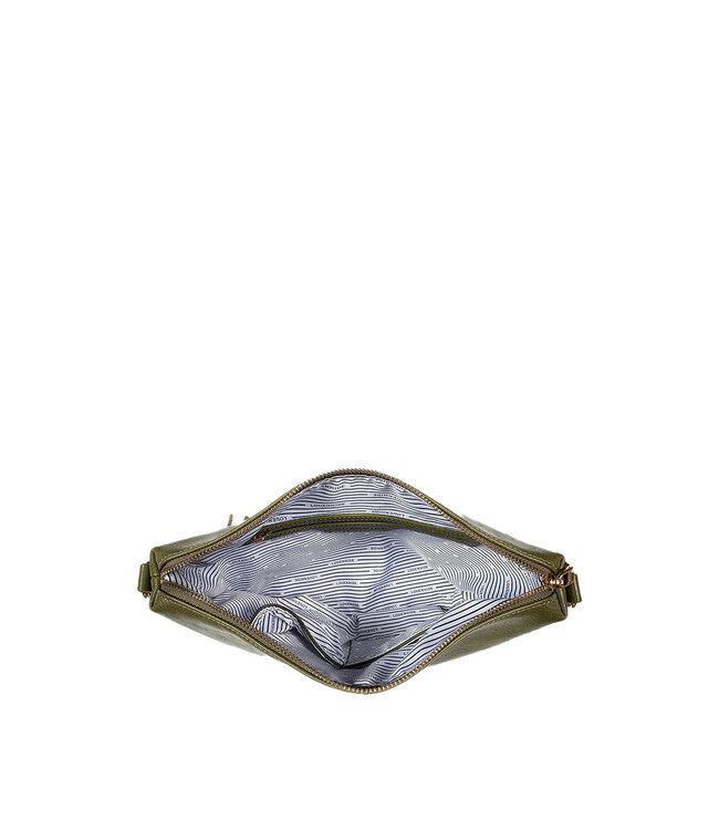 Louenhide Daisy Stripe  Crossbody  Bag Khaki