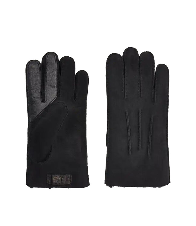 UGG  Men's Contrast Sheepskin Tech Glove Black