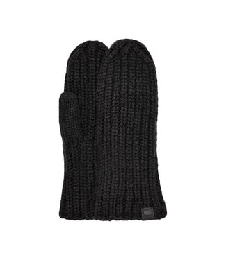 UGG Women's Chunky Rib Mitten Black