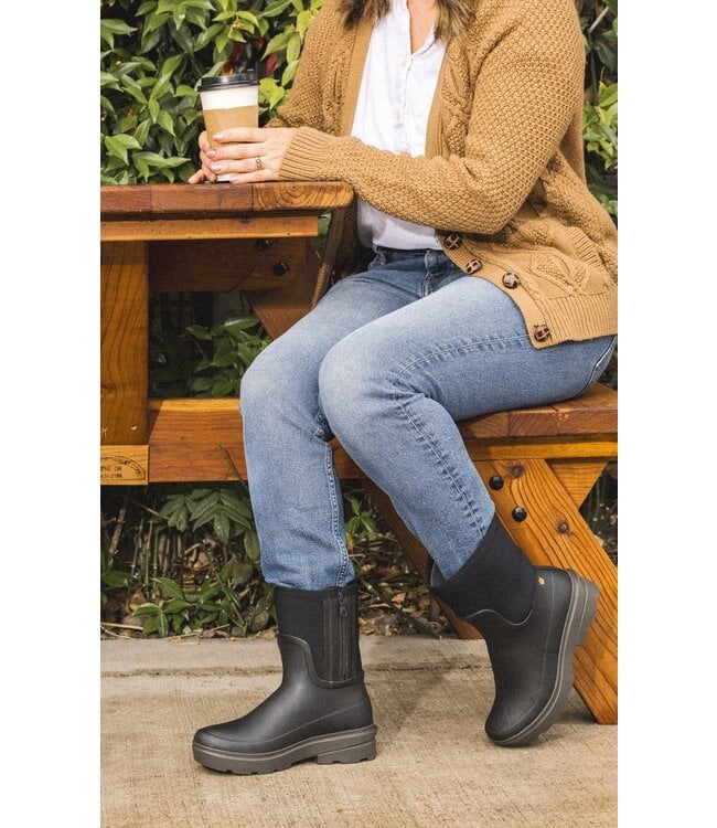 Bogs Hazel Mid Zip Noir