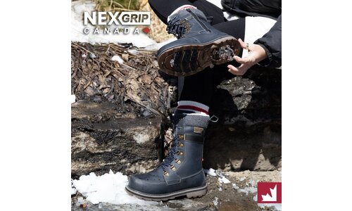 Winter Boots with Ice Grips 