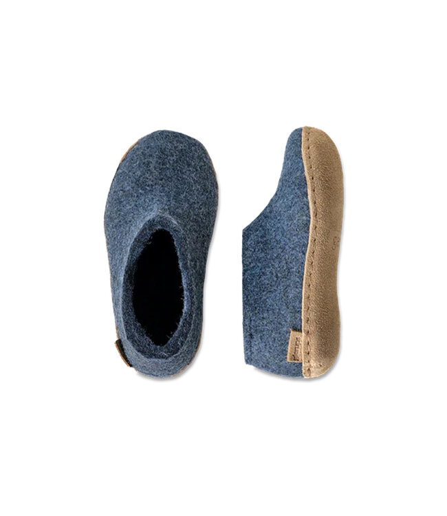Glerups Glerups Chaussure Enfants Semelle de Cuir Denim