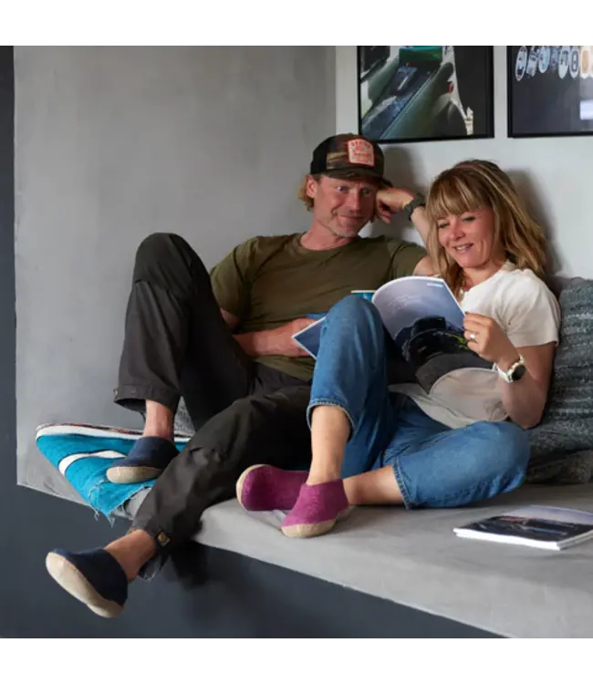 Glerups Shoe Leather Sole Cranberry