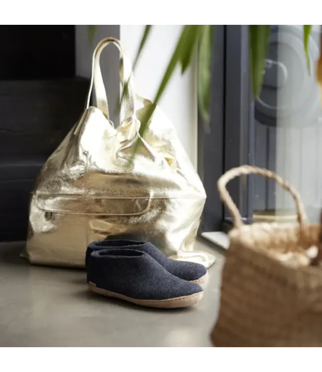 Glerups Chaussure Semelle Cuir Noir