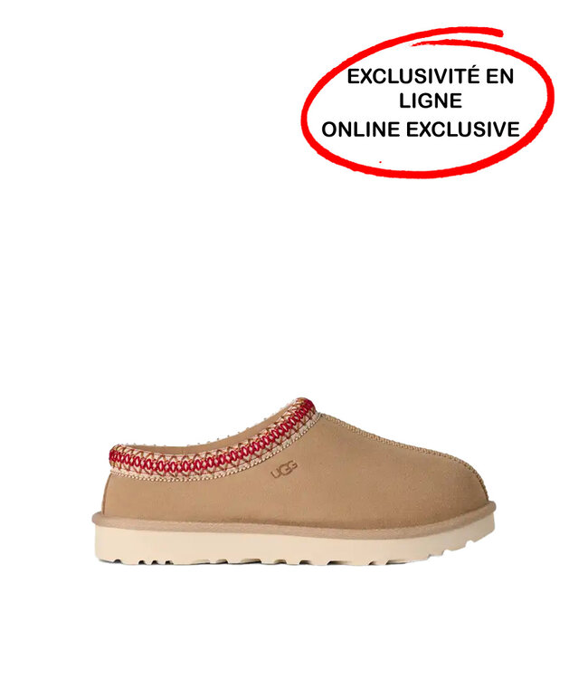 UGG Women's Tasman II Sand / Dark Cherry