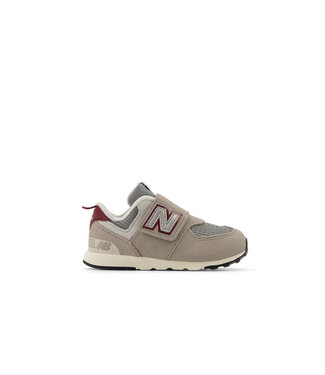 New Balance 574 Toddler New- B  Arid Stone / Monarch Burgundy