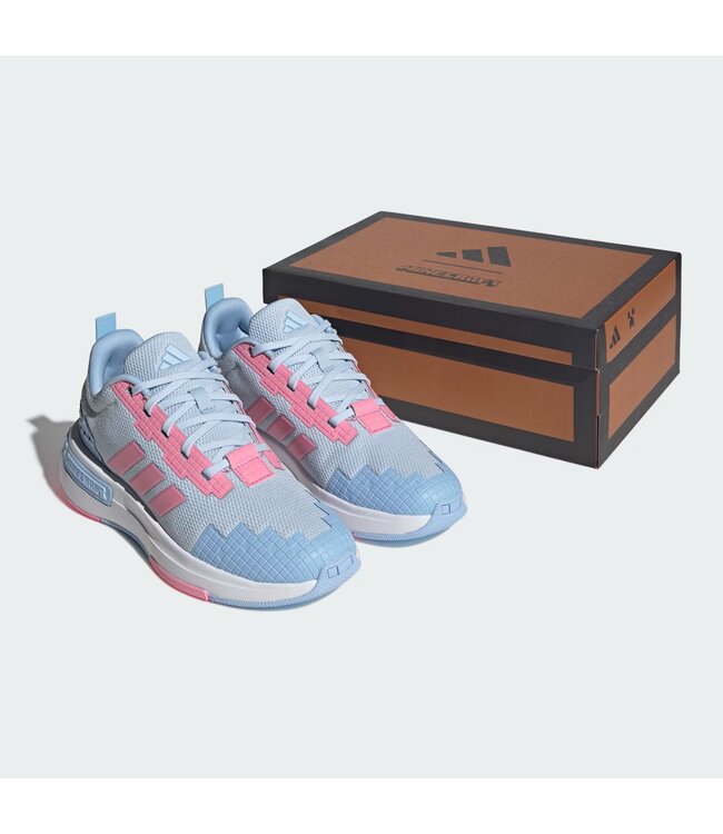 Adidas Junior- Minecraft Pro Crystal Sky / Bliss Pink / Glow Blue