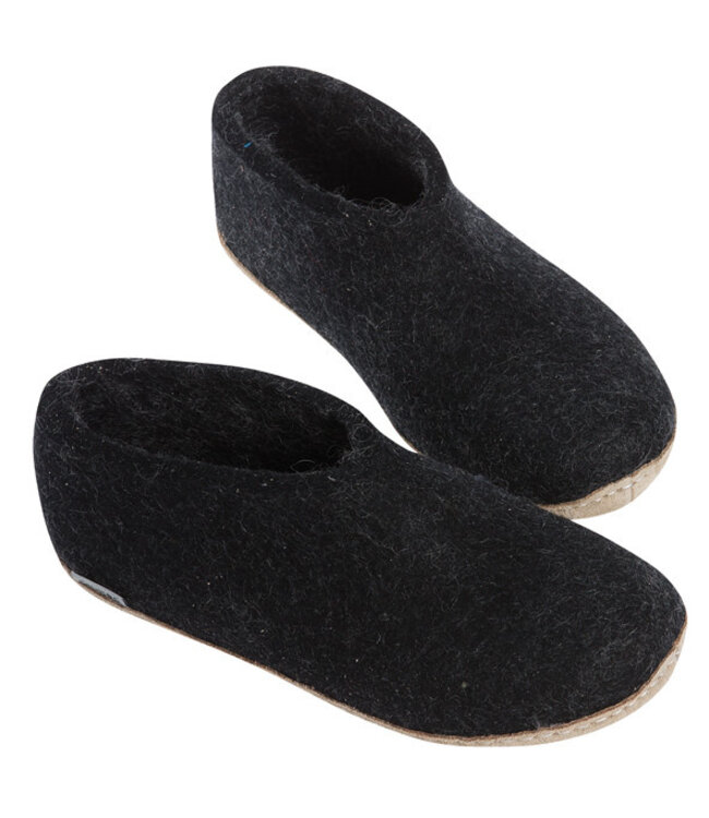 Glerups Chaussure Semelle Cuir Noir