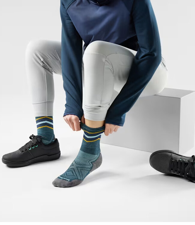 Smartwool Mi-chaussette de course pour femmes Bleu Crépuscule