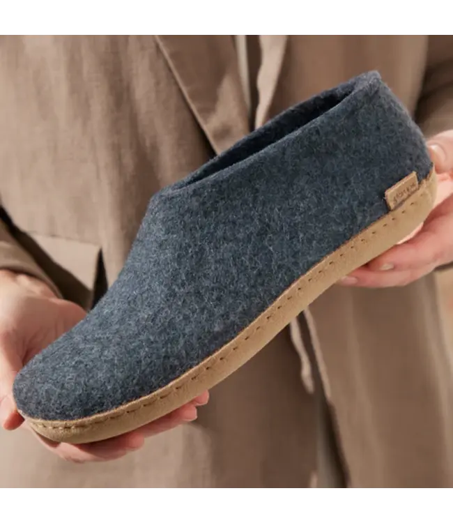 Glerups Chaussure Semelle Cuir Denim