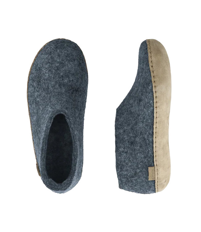 Glerups Shoes Leather Sole Denim