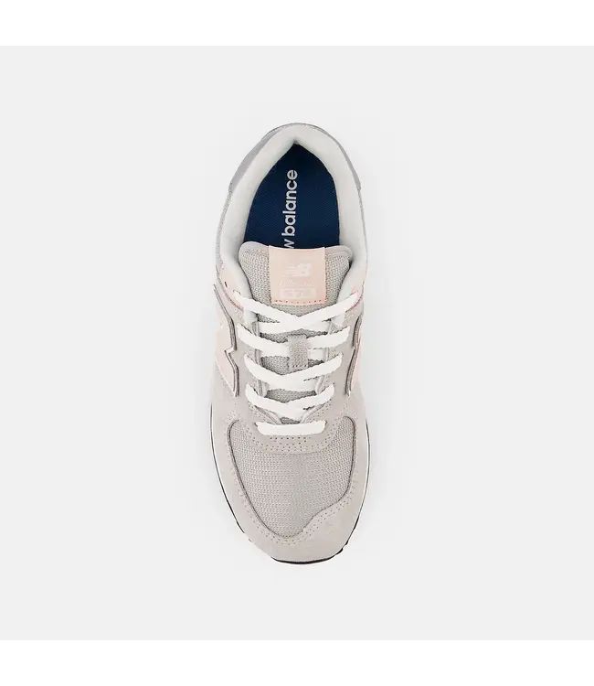 New Balance Junior- 574 Core Lace Gris / Rose