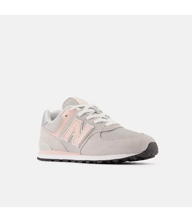 New Balance Junior- 574 Core Lace Gris / Rose