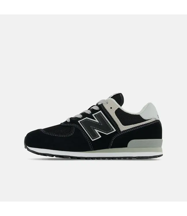 New Balance Junior- 574 Core Lace Black / White