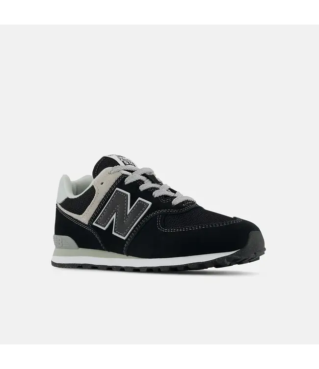 New Balance Junior- 574 Core Lace Black / White