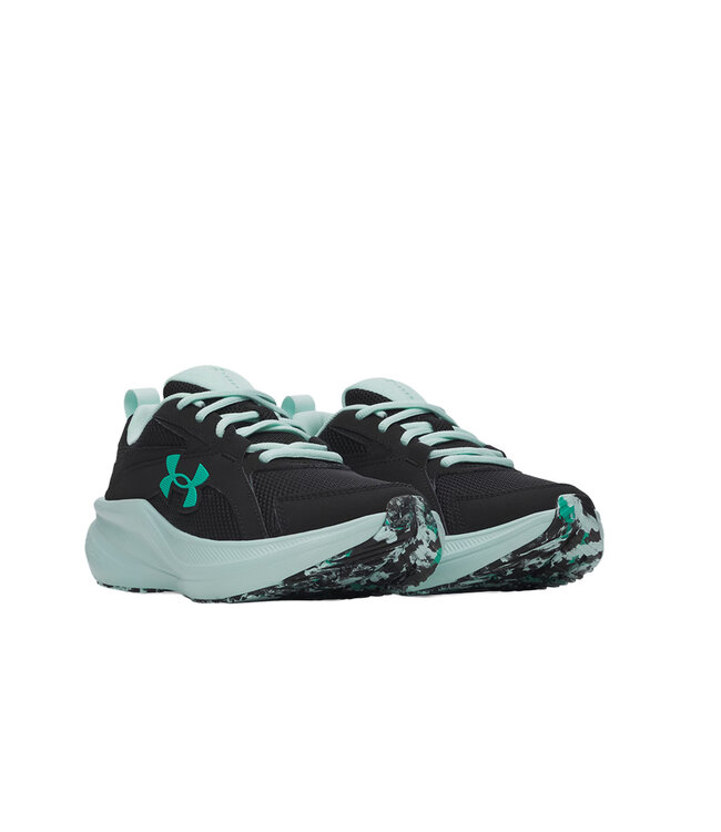 Under Armour Junior - Assert 11 Lace  Black / Refresh Mint
